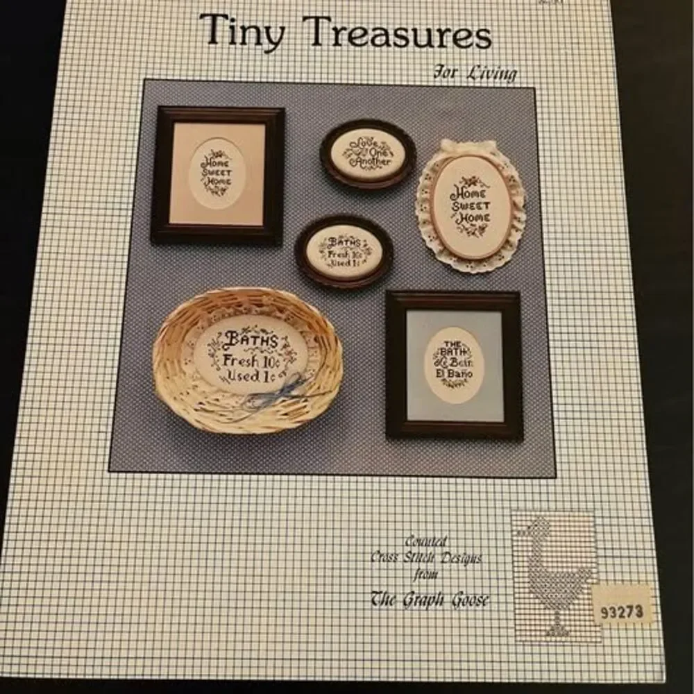 Vintage Cross Stitch Pattern Booklets Anchor, The Graph Goose, Temple Treasures